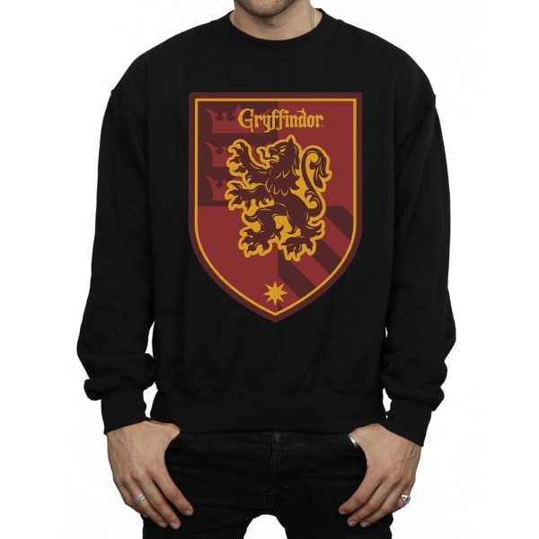 Harry Potter Herr Gryffindor Crest Flat Sweatshirt L Svart Svart L