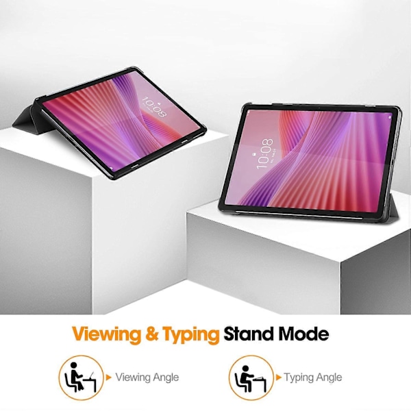 Til Lenovo Tab TB311FU Cover Anti-Drop Læder Stand Tablet Beskyttelse Multicolor{hh] Multicolor Grey