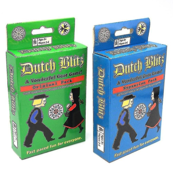 Dutch Blitz Dutch Blitz Basic Plus Expanded Family Party Playing Cards Party Playing Card Game