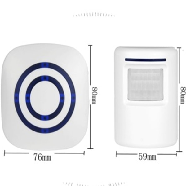Passagealarm, Butiksur, Trådløst Alarmsystem Med Bevægelsessensor, Adgangspresent