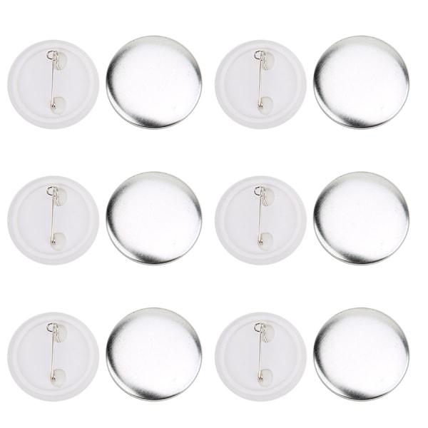 100 Set 37mm Märkningsnål Knappdelar Märkningsaccessoarer Material för DIY Hantverk