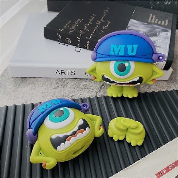 Passer for Airpods 3. generasjon 2021, Silikon Tegneserie Søtt Etui Beskyttende Støtsikkert Deksel for Airpods 3 Søt MrQ{hh] Cute MrQ standard