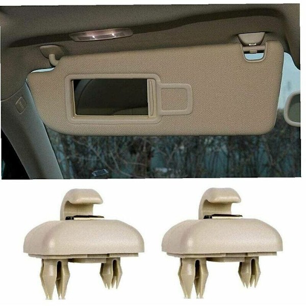 st - Solskydd Klämma för Audi A4 A5 S5 Q3 Q5 8U0857562A [Beige]