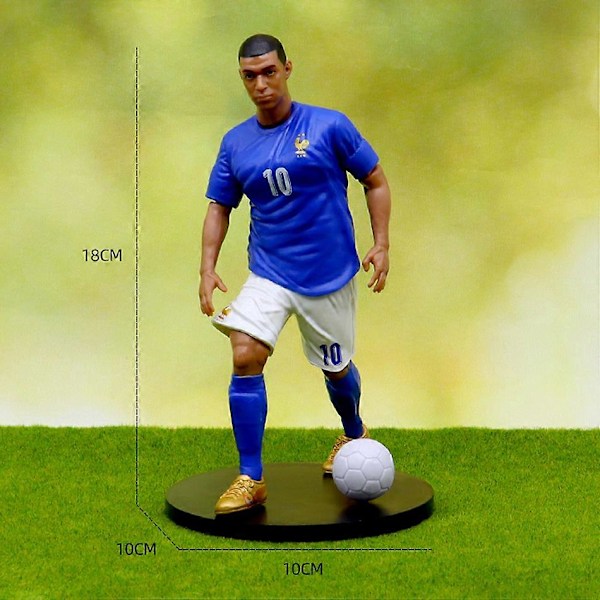 Nya Fotbollsstjärnor FIFA C.Ronaldo Messi Mbappe Modelldockor Cartoon Söta Actionfigurer Biltillbehör Fotbollsfans pink