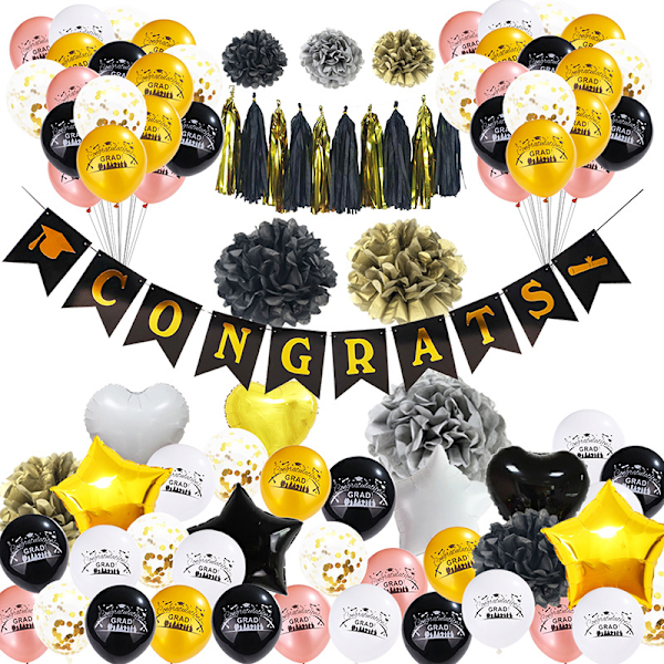 Graduation Party Supplies Graduate Graduate Party Balloon Set Graduation Scene Arrangement Balloon