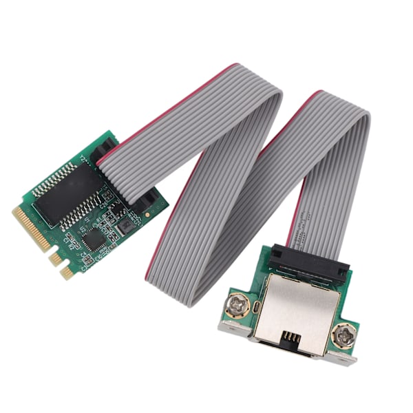 M.2 1000M Ethernet Netværkskort 10M/1G/100M Enkelt Port RJ45 M.2 AE til RTL8111H Gigabit Ethernet Kort til Desktop PC