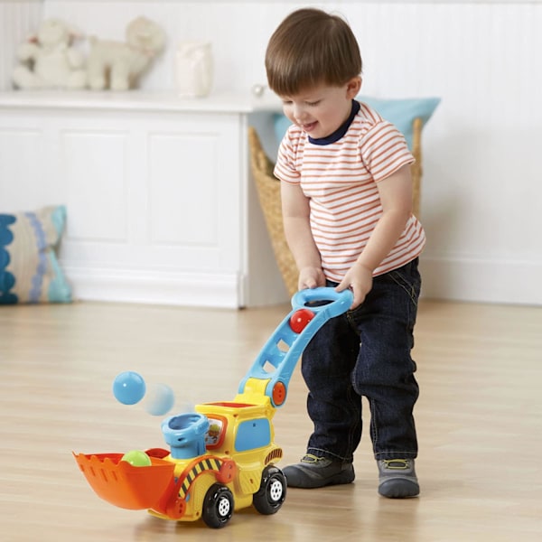 Tryck & Pop Bulldozer, Gul