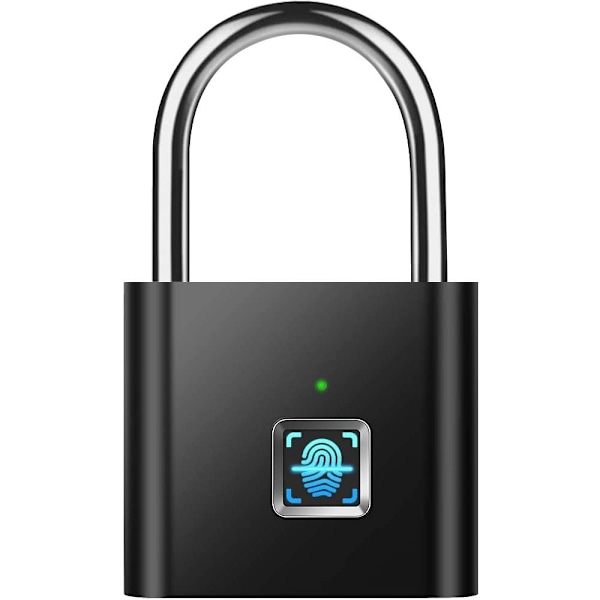 Fingerprint Mini Smart Padlock Usb Charging Biometric High