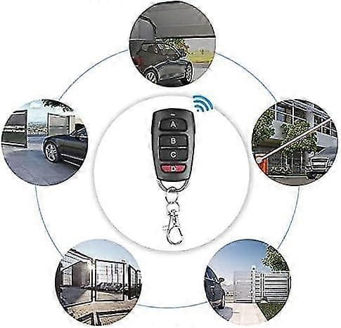 3-pack Garage Door Remote Control Cloning Remote Control 433mhz Universal Wireless Remote Control Key Fob Duplicator