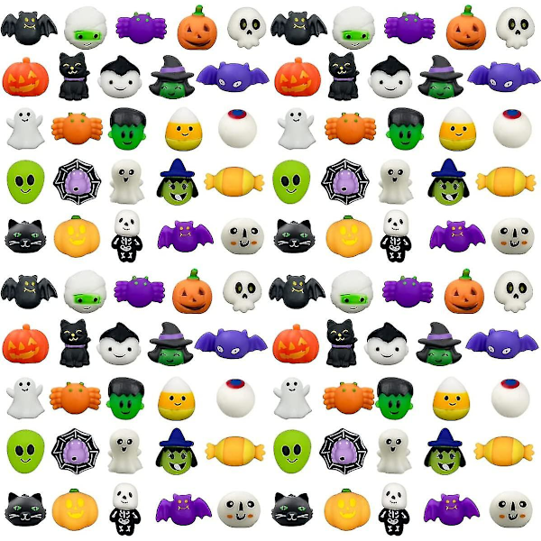 10 stk Halloween Mochi Squishy Legetøj Halloween Legetøj Til Børn Halloween Party Favør Halloween Godteposer Gaver Klem Legetøj Animal