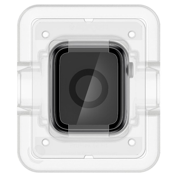 Spigen Apple Watch 44 mm 2-PACK \"Ez Fit\" Skärmskydd Pro+Flex