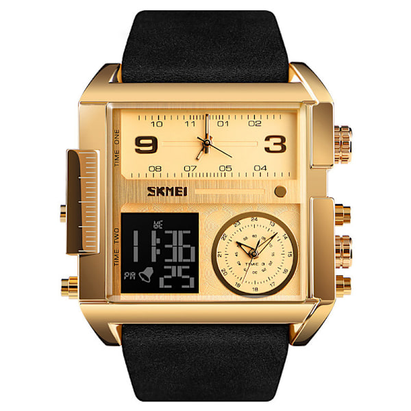 Herrar Kvartsur Klocka för Män Chronograph Display Vattentät Armbandsur