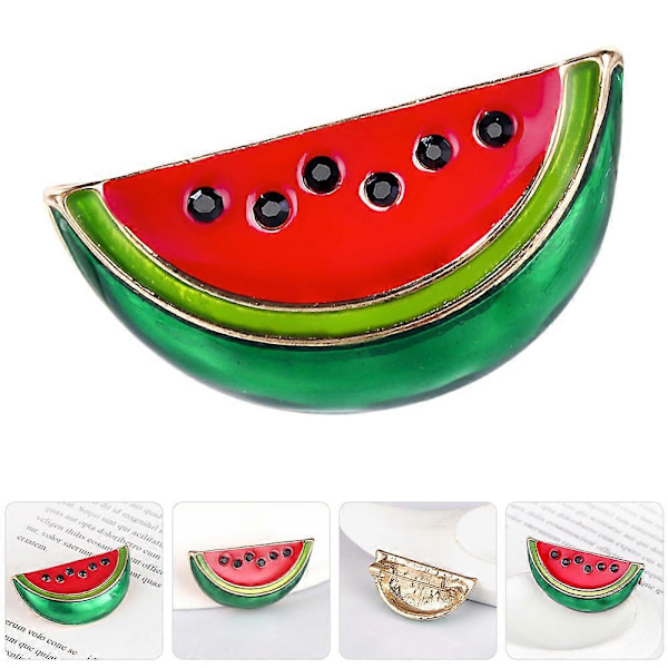 3 st Mini Vattenmelon Broschnålar Kläder Kavajnålar Tecknad Broschnål för Kvinnor{EE}