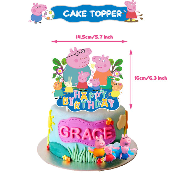 REMAKE Peppa Pig tema balloner til en vellykket fødselsdagsfest