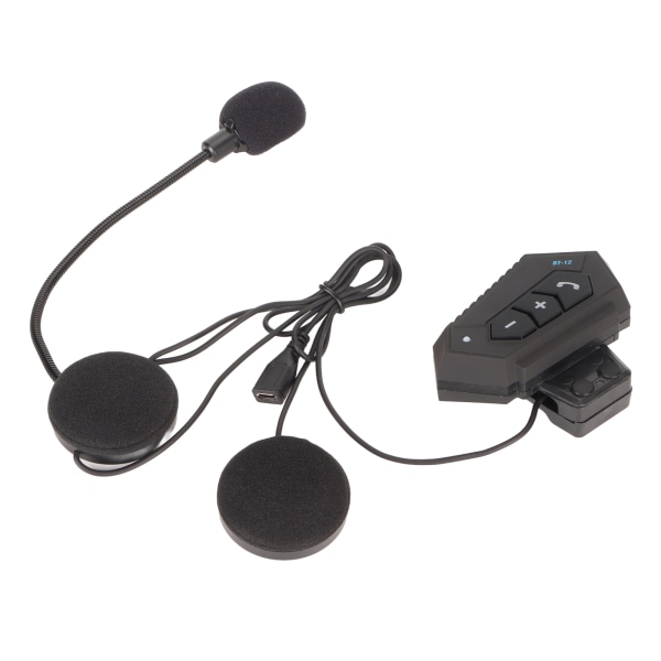 Hjälm BT Headset Stereo Ljud Autosvar Funktion Handsfree samtal HiFi Stall Motorcykel Bluetooth hörlurar