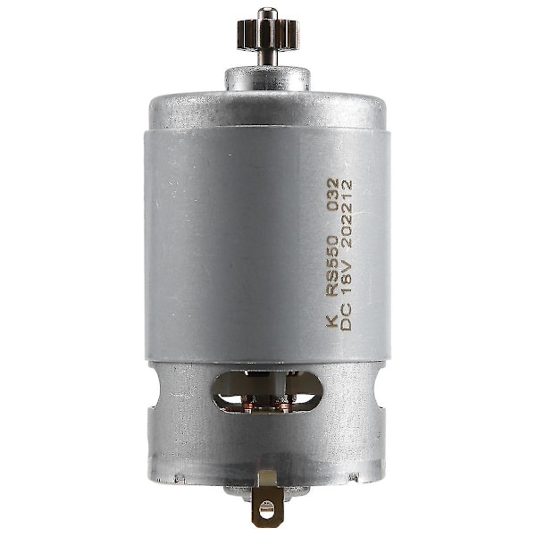13-tandad motor 18V ersättning för RS550 GSR 18-2-LI GSB 18-2-LI PSB 1800 LI-2 skruvdragare (som visas)