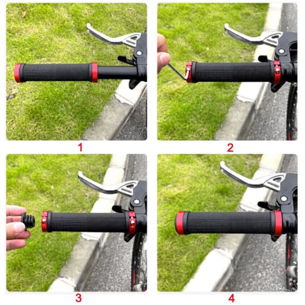 Cykelgrepp Cykelstyrgrepp SVART black