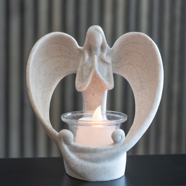 Englefigurer Telysestake