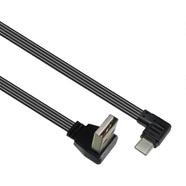 10-100cm Längd USB till Typ C Strömkabel 10W Snabbladdningssladd Stöder 480Mbps Dataöverföring för Telefoner och Surfplattor 0.3m 0.3m AMDO CMLE