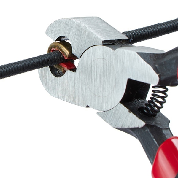 Bågsträng Nockpunkts Tång för T-Formad Bågkvadrat Linjal Nockspänne Tång Bågskytte Nocktång Recurve Båge K Red 0.16