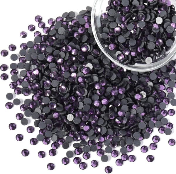 6000 st Violet Hotfix Strassstenar, SS10, 2,7-2,9 mm för Hantverk & Kläder Violet Violet SS10