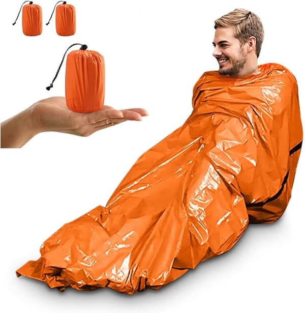 2-pak nødtelt, bærbar nødssovepose Emerg