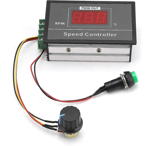 Speed Controller - 12v 24v Dc Motor Governor 6-60v 36v 48v 30a Pwm Dc Motor Speed Controller Start Stop Switch