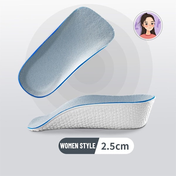 Kenkäpehmusteet Holvituki Pohjalliset 2.5CM NAISTEN MALLI NAISTEN MALLI 2.5c women's style 2.5cmwomen style