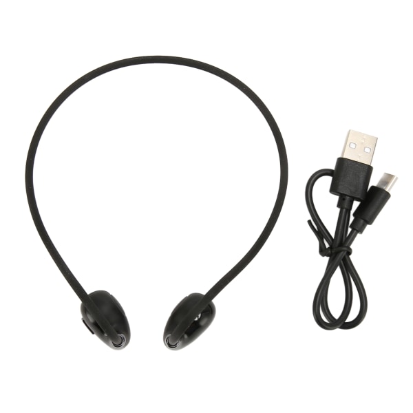 Bone Conduction Hörlurar Bluetooth 5.3 IPX7 Vattentät Stereo Inbyggd Mic 10H Playtime Wireless Open Ear Headset