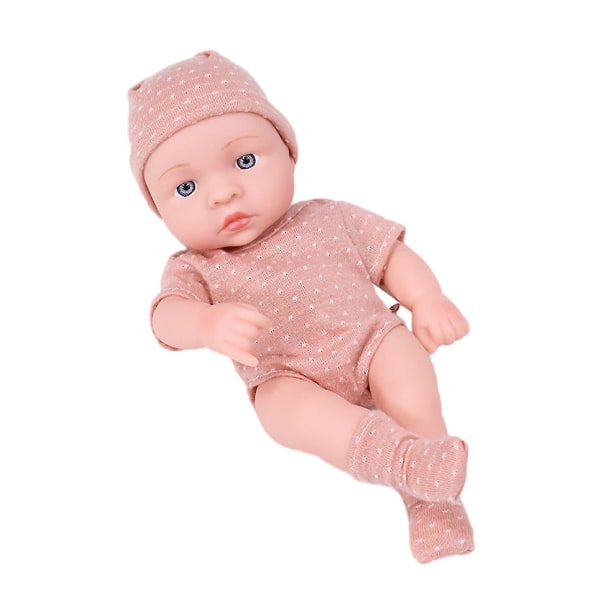 8 inch soft newborn baby , baby with set including pacifier Realistic doll looks real