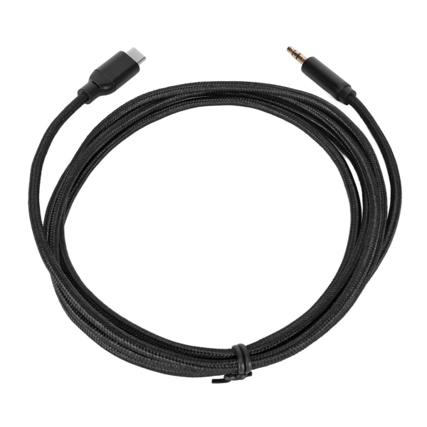 USB C till 3,5 mm ljudkabel HiFi Stereo Plug and Play Vävd typ C till AUX hansladd för PS5 biltelefon 1m / 3,3ft