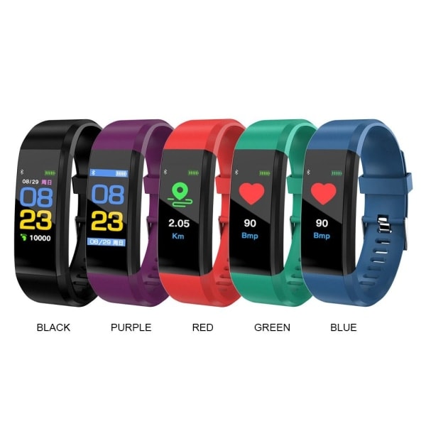 Smart Armbånd Intelligent Ur SORT sort black