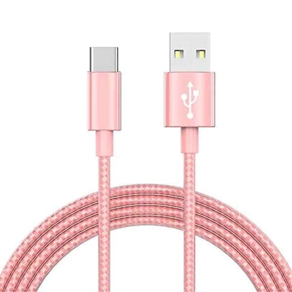 USB Type C Charging Cable 3M Long, Fast Charging High-Speed Charger with Data Transfer Support, Nylon Braided Tangle-Free Design for Samsung Galaxy