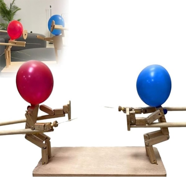 Ballon Bambus Mand Kamp Træ Robotter Kampspil 3mm-50xBalloon 3mm-50xBalloon