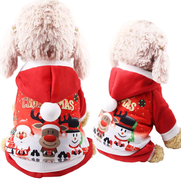 Julekostume til kæledyr - Juletøj til små og mellemstore hunde
