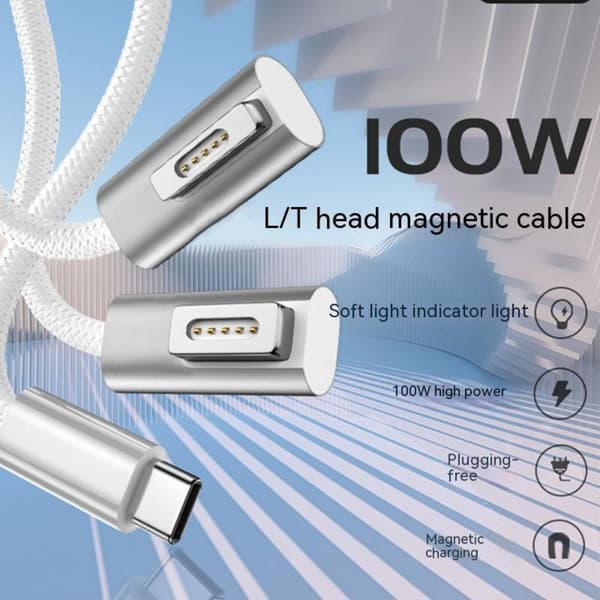 Pikalatauskaapeli USB Type-C - Magsafe 1 2 -liittimelle Magsafe 2 T for Magsafe 2 T