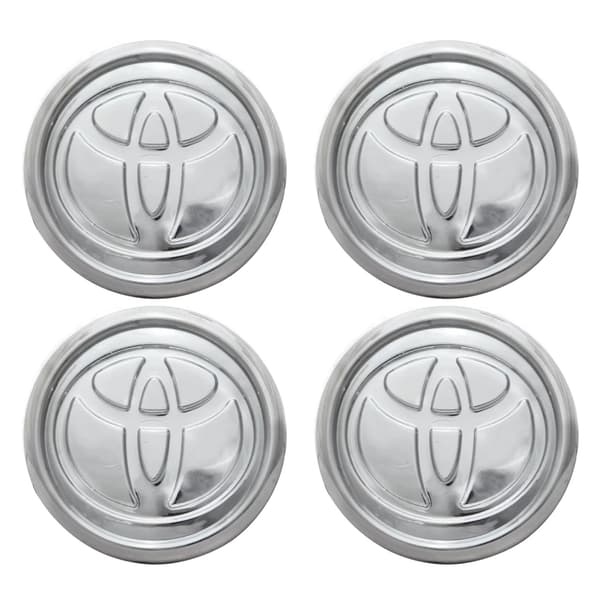 4-pak - Toyota Centerkapsler / Hjulnav Emblem - B 75 57mm - Silver