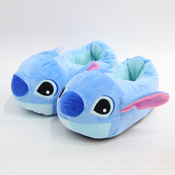 Cartoon Bomullstofflor, Vinter Inomhus Utomhustofflor light blue 35-41