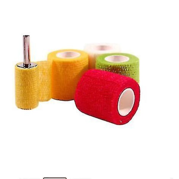 Ruller Tatoveringsgreb Tape Elastisk Tatoveringsgreb Beskytter Tilfældig Farve