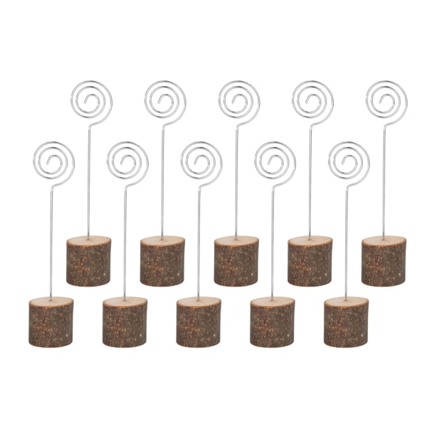 10 pcs Memo Bark Stump Photo wooden clip for wedding gift