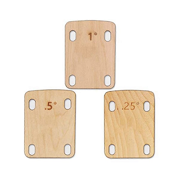stk Gitarhalskiler, Solid Lønnetre Gitarhalskile Beskyttelse 0.25, 0.5 og 1 Grad Gitar{EE}