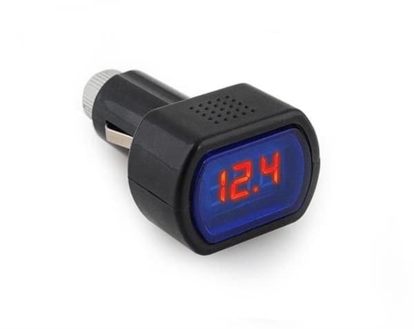 Voltmeter for Car - Cigarette Socket black