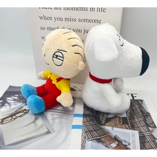 Family Guy-animation runt dockor plyschleksaker dockor 2PCS