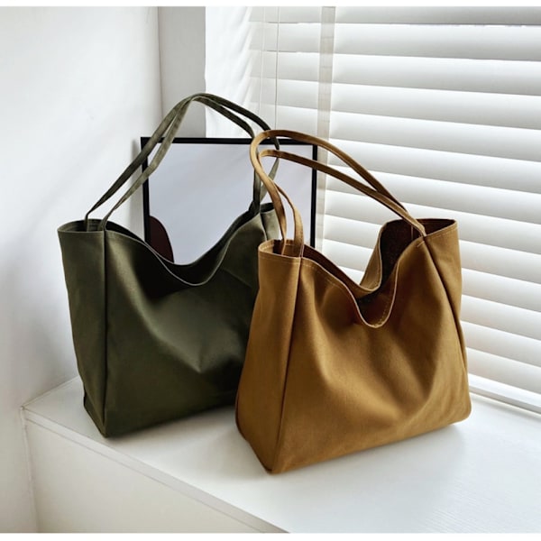 Shoppingväska Canvasväska GRÖN green