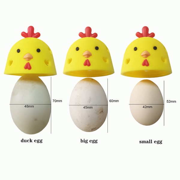 Kanamuotoinen munaharja munille/ankkamunille - Tehokas munien puhdistustyökalu siipikarjan munille Egg Color