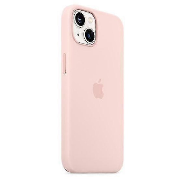 Silikonikuori MagSafella iPhone 13 -puhelimille Chalk Pink
