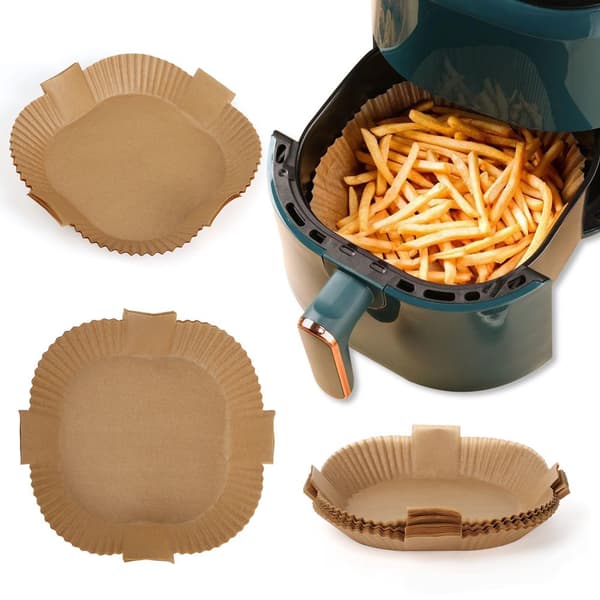 50 stk Air Fryer Papir Engangs Bagepapir