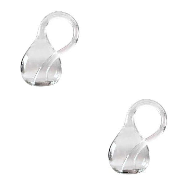 1/2 Lasimaljakko Klein-pullo Nelidimensionaalinen Avaruus Pullo Läpinäkyvälle S 11.8X6.3cm Transparent S 11.8X6.3cm 2PCS