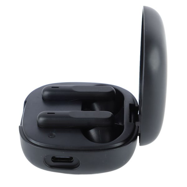 Bluetooth hörlurar Mini Bärbara Bekväma Stereo Trådlösa hörsnäckor för musik Svart Svart