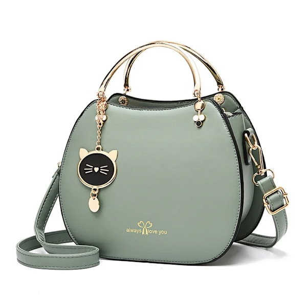 UUSI Söpö Kissanpentu Naisten Olkalaukut Korealainen Tyttö Kuori Pieni Laukku Naisten Messenger-laukut Käsilaukku Naisille Sac A Main Femme green